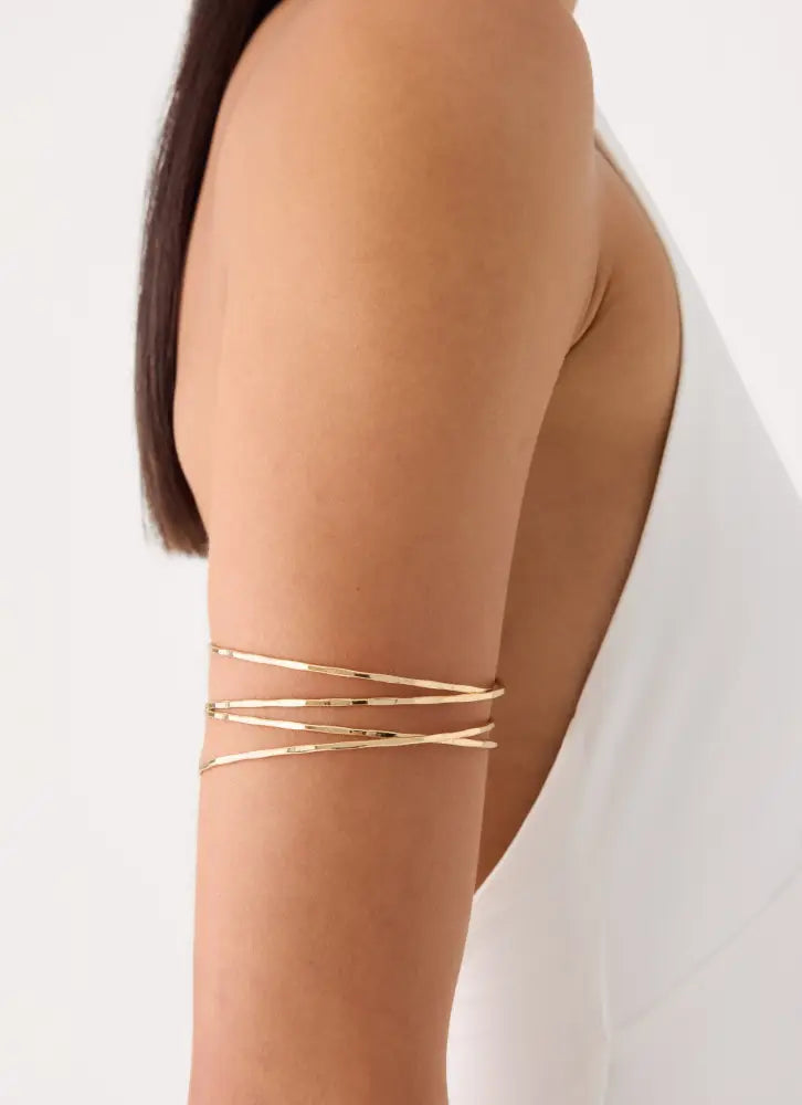 Celeste Arm Cuff - Gold - Gold / One Size - Bracelets