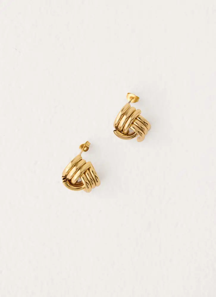Clean Cut Earrings - Gold - Gold / One Size - Earrings
