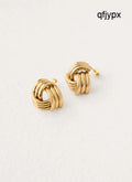 Clean Cut Earrings - Gold - Gold / One Size - Earrings