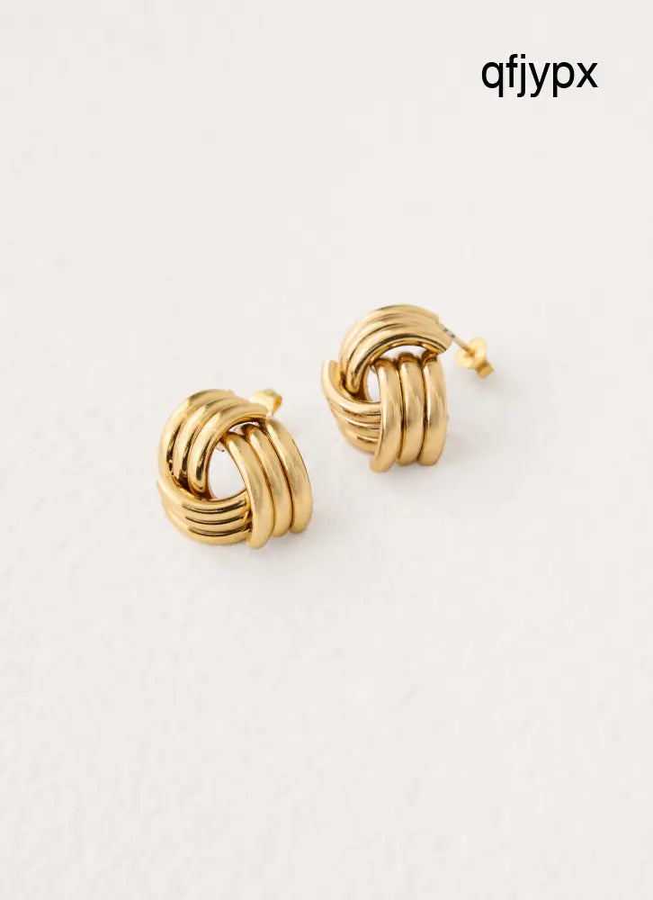 Clean Cut Earrings - Gold - Gold / One Size - Earrings