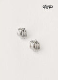 Clean Cut Earrings - Silver - Silver / One Size - Earrings