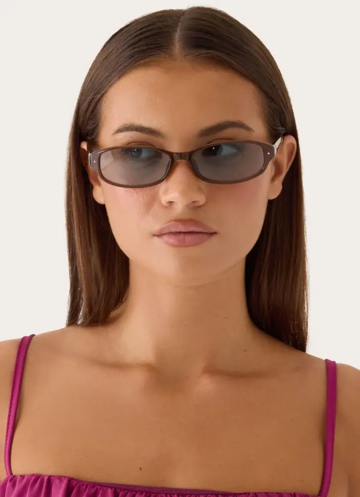 Kiss & Tell Sunglasses - Brown - Brown / One Size - Sunglasses