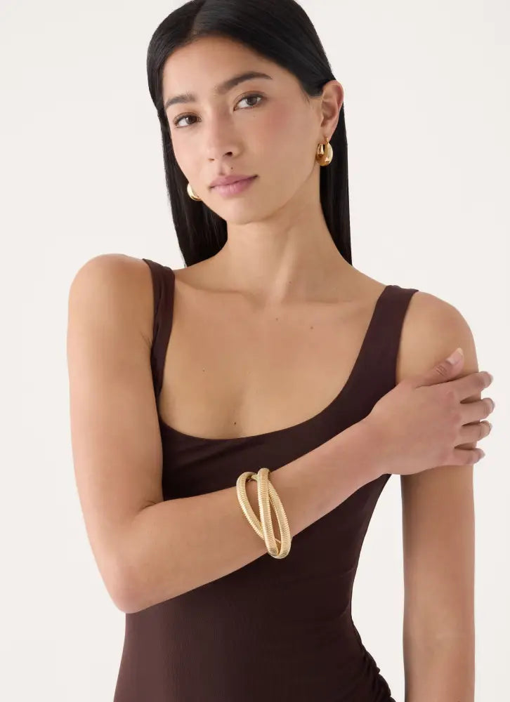 Lasting Impression Bracelets - Gold - Gold / One Size - Bracelets