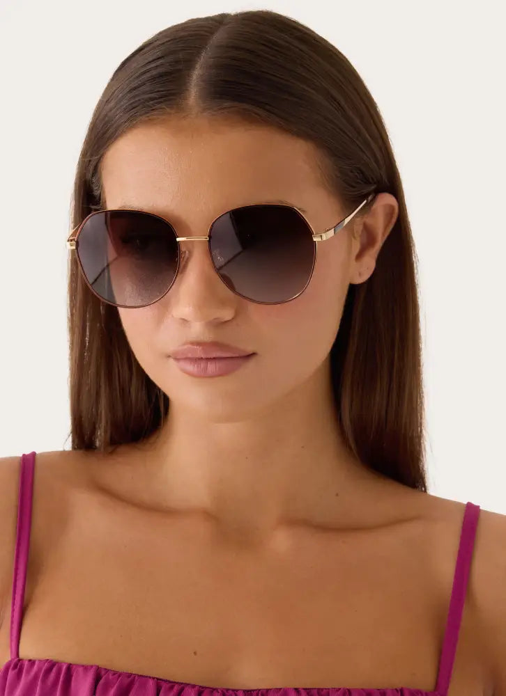 Odessa Sunglasses - Gold / One Size - Sunglasses