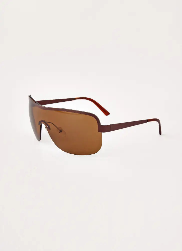 Pure Attitude Sunglasses - Brown - Brown / One Size - Sunglasses