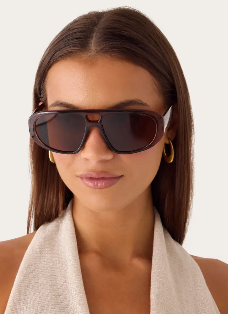 Sloane Sunglasses - Brown - Brown / One Size - Sunglasses