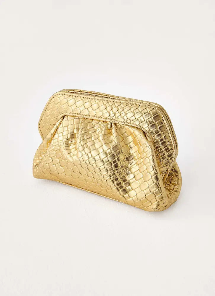 Solstice Clutch Bag - Gold / One Size - Bags